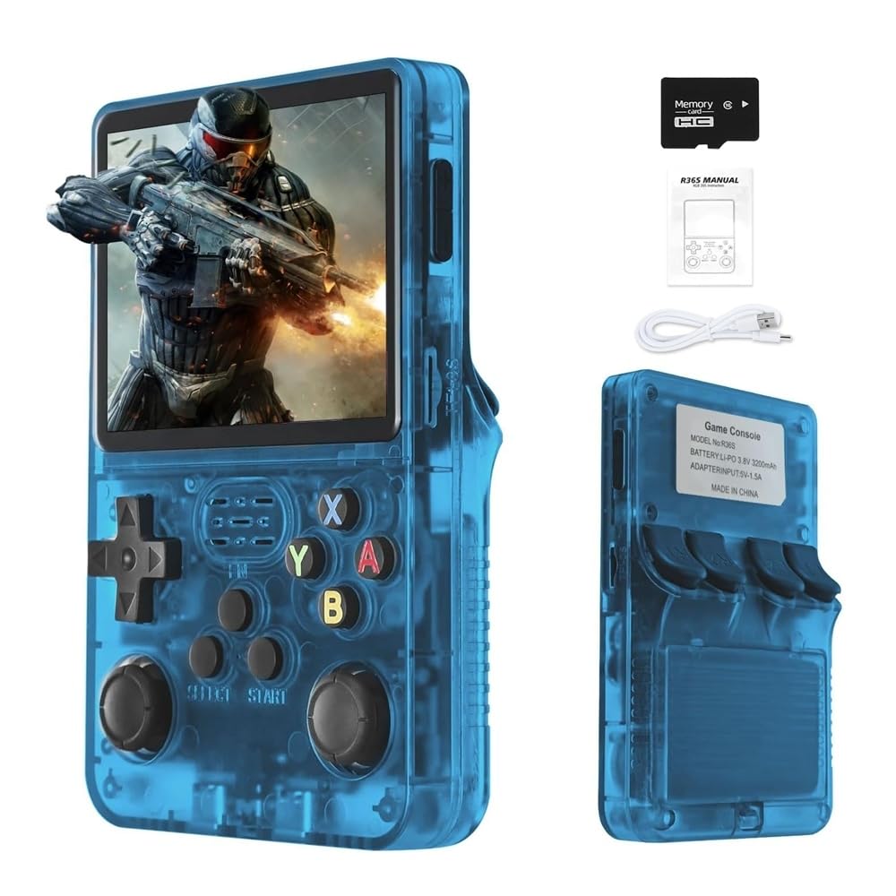 RisaO＊ページです＊ Amazon.com: R36S 2025 New Retro Handheld Game Console, 20000+ HD